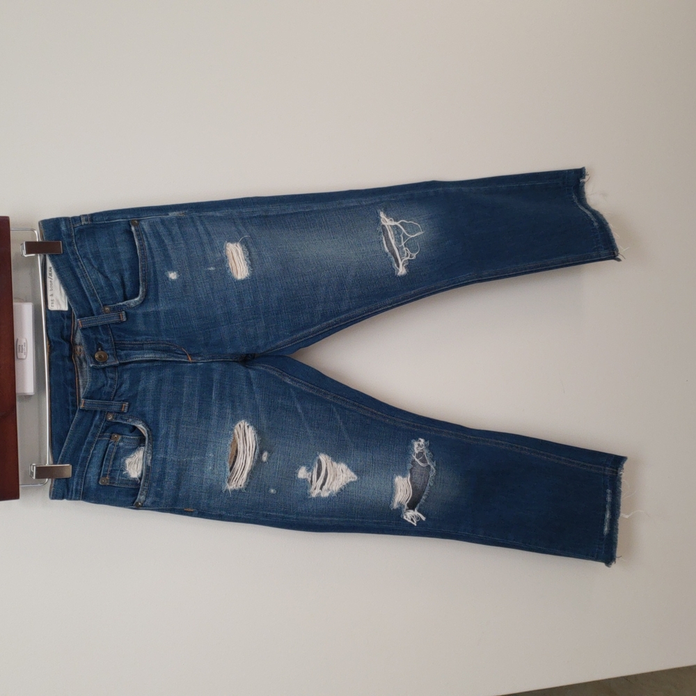 RAG & BONE JEANS CROPPED SIZE 25